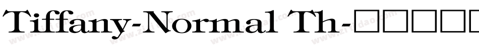 Tiffany-Normal Th字体转换